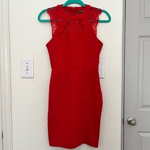 Express Red Lace Dress 🌹